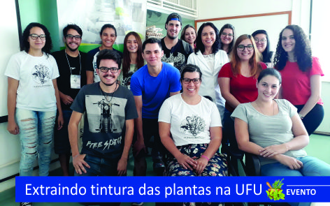 Fitoterapia na prática com a farmacêutica Gislaine para alunos de Biologia da UFU