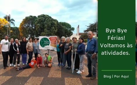 Bye Bye Férias! Voltamos às nossas atividades.