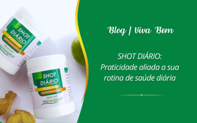 Shot Diário, praticidade aliada a sua rotina de saúde diária.