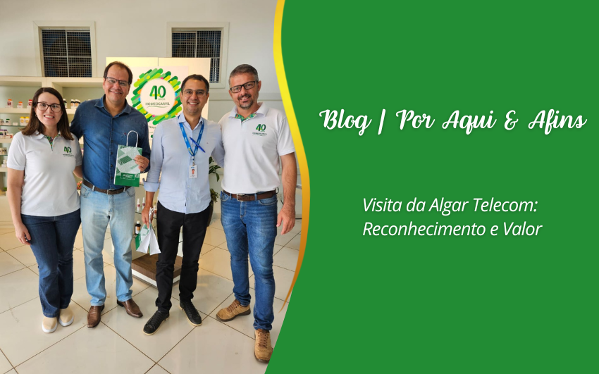Visita da Algar Telecom: Reconhecimento e Valor